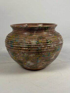 Signed Ceramics Kuma Pottery Bowl Ethel Brown Atlantic Beach NC Studio Art